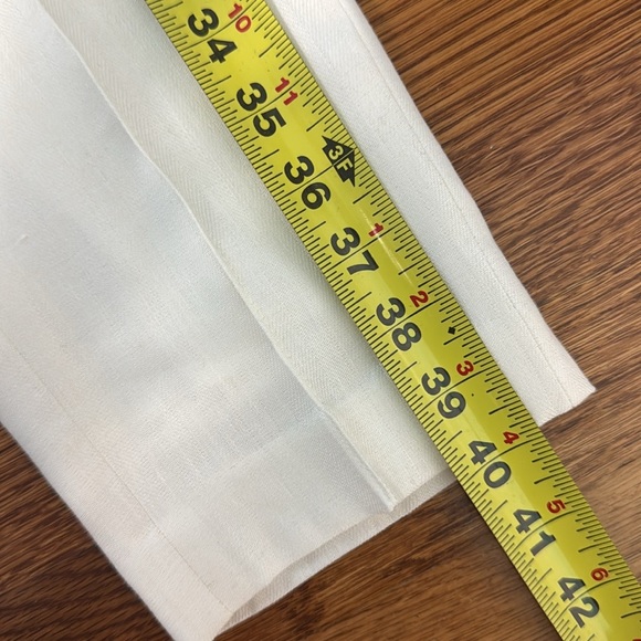 Veronica Beard Clerence Paper Bag Pants Cream Ivory Size 4 - Picture 12 of 14